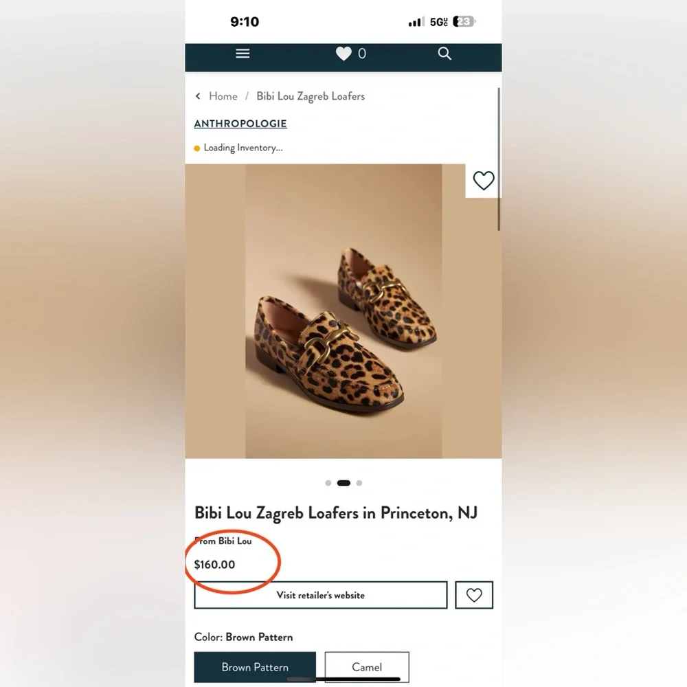 Bibi Lou Leopard Print Zagreb Loafers – Like New - Picture 12 of 14